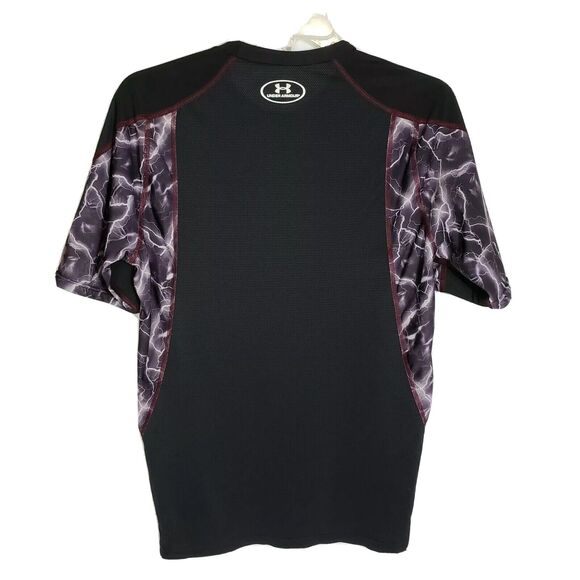 Under Armour Mens Shirt Small SIU Southern Illinois Lightning Athletic Heat Gear - Picture 2 of 12